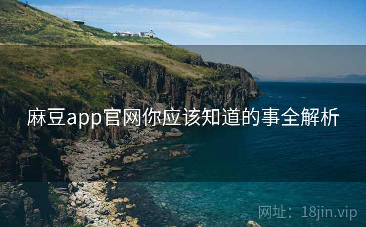 麻豆app官网你应该知道的事全解析