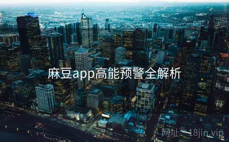 麻豆app高能预警全解析